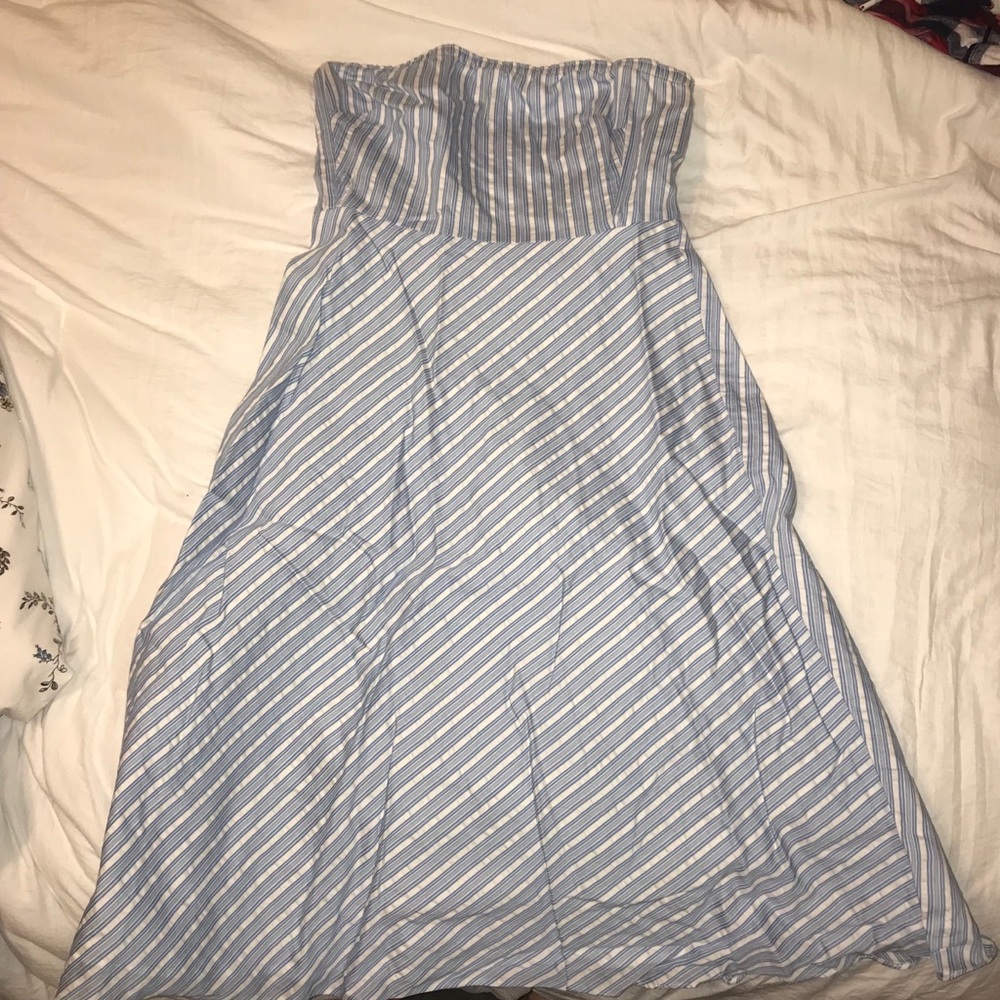 Strapless jcrew dress